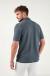 Pamuklu Regular Fit Düğmeli Erkek Polo Yaka T Shirt 5902127 PETROL