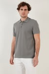 Pamuklu Regular Fit Düğmeli Erkek Polo Yaka T Shirt 5902127 AÇIK HAKİ