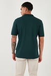 Pamuklu Regular Fit Düğmeli Erkek Polo Yaka T Shirt 5902127 YEŞİL