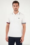 Pamuklu Regular Fit Düğmeli Erkek Polo T Shirt 5904066 BEYAZ