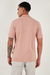 Pamuklu Regular Fit Düğmeli Erkek Polo Yaka T Shirt 5902127 PUDRA