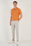 Pamuklu Regular Fit Düğmeli Erkek Polo Yaka T Shirt 5902127 HARDAL