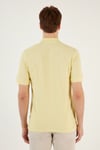 Pamuklu Regular Fit Düğmeli Erkek Polo Yaka T Shirt 5902739 AÇIK SARI