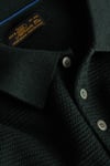 Pamuklu Regular Fit Düğmeli Erkek Polo Yaka Kazak 12299904 KOYU YEŞİL