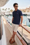 Pamuklu Regular Fit Düğmeli Erkek Polo T Shirt 5904066 LACİVERT