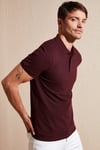 Pamuklu Regular Fit Düğmeli Erkek Polo Yaka T Shirt 5902127 VİŞNE