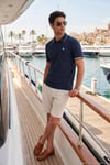 Pamuklu Regular Fit Düğmeli Erkek Polo T Shirt 5904066 LACİVERT