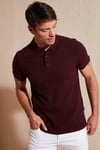 Pamuklu Regular Fit Düğmeli Erkek Polo Yaka T Shirt 5902127 VİŞNE