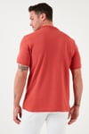 Pamuklu Regular Fit Düğmeli Erkek Polo Yaka T Shirt 5902127 KİREMİT