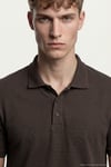Pamuklu Regular Fit Düğmeli Erkek Polo Yaka T Shirt 5902127 KAHVE
