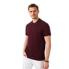 Pamuklu Regular Fit Düğmeli Erkek Polo Yaka T Shirt 5902127 VİŞNE