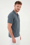 Pamuklu Regular Fit Düğmeli Erkek Polo Yaka T Shirt 5902127 PETROL