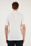 Pamuklu Regular Fit Düğmeli Erkek Polo Yaka T Shirt 5902739 BEYAZ