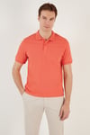 Pamuklu Regular Fit Düğmeli Erkek Polo Yaka T Shirt 5902739 TURUNCU