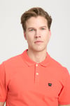 Pamuklu Regular Fit Düğmeli Erkek Polo Yaka T Shirt W7D5K4XX2T 512 KORAL