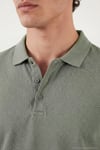 Pamuklu Regular Fit Düğmeli Erkek Polo Yaka T Shirt 5902127 AÇIK YEŞİL
