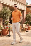 Pamuklu Regular Fit Düğmeli Erkek Polo Yaka T Shirt 5902127 HARDAL