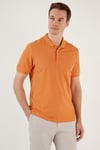 Pamuklu Regular Fit Düğmeli Erkek Polo Yaka T Shirt 5902127 HARDAL