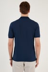 Pamuklu Regular Fit Düğmeli Erkek Polo Yaka T Shirt 5902739 İNDİGO