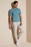 Pamuklu Regular Fit Düğmeli Erkek Polo Yaka T Shirt 5902127 MAVİ