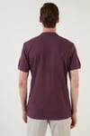 Pamuklu Regular Fit Düğmeli Erkek Polo Yaka T Shirt 5902127 MÜRDÜM