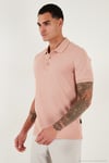 Pamuklu Regular Fit Düğmeli Erkek Polo Yaka T Shirt 5902127 PUDRA