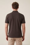 Pamuklu Regular Fit Düğmeli Erkek Polo Yaka T Shirt 5902127 KAHVE