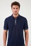 Pamuklu Regular Fit Düğmeli Polo T Shirt Erkek Polo Yaka T Shirt 5904073 İNDİGO