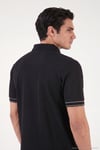 Pamuklu Regular Fit Düğmeli Polo T Shirt Erkek Polo Yaka T Shirt 5904073 SİYAH