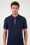 Pamuklu Regular Fit Düğmeli Polo T Shirt Erkek Polo Yaka T Shirt 5904073 İNDİGO