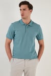 Pamuklu Regular Fit Düğmeli Polo Yaka 5'li Paket Erkek T Shirt 5902127S5 Siyah-Beyaz-Kırmızı-Gri Melanj-Mavi