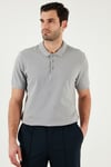 Pamuklu Regular Fit Düğmeli Polo Yaka 5'li Paket Erkek T Shirt 5902127S5 Koyu Mavi-Kül-İndigo-Siyah-Tarçın