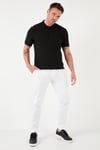Pamuklu Regular Fit Düğmeli Polo Yaka 4'lü Paket Erkek T Shirt 5902127S4 Siyah-Beyaz-Vişne-Haki