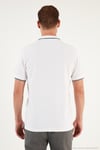 Pamuklu Regular Fit Düğmeli Polo Yaka 3'lü Paket Erkek T Shirt 590211827S3 Mavi-Beyaz-Hakisarı