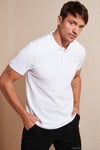 Pamuklu Regular Fit Düğmeli Polo Yaka 3'lü Paket Erkek T Shirt 590211827S3 Siyah-Beyaz-İndigo