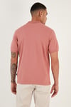 Pamuklu Regular Fit Düğmeli Polo Yaka 3'lü Paket Erkek T Shirt 5902127S3 Benetton-Gül-Elma Yeşili