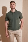 Pamuklu Regular Fit Düğmeli Polo Yaka 3'lü Paket Erkek T Shirt 5902127S3 Beyaz-Haki-Elma Yeşili