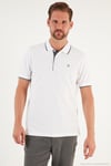 Pamuklu Regular Fit Düğmeli Polo Yaka 3'lü Paket Erkek T Shirt 590211827S3 Mavi-Beyaz-Hakisarı