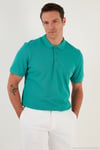 Pamuklu Regular Fit Düğmeli Polo Yaka 3'lü Paket Erkek T Shirt 5902127S3 Siyah-Vişne-Benetton
