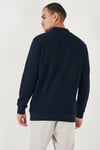 Pamuklu Regular Fit Düğmeli Polo Yaka Erkek Sweat 5905739 KOYU LACİVERT