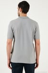 Pamuklu Regular Fit Düğmeli Polo Yaka 4'lü Paket T Shirt Erkek Polo Yaka T Shirt 590211827S4 Kül-Elma Yeşili-Gri Melanj-Haki