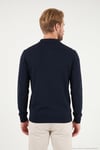 Pamuklu Regular Fit Düğmeli Uzun Kollu Erkek Polo 7024733 LACİVERT