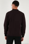 Pamuklu Regular Fit Düğmeli V Yaka 2'li Paket Erkek Hırka 456205S2 BORDO-LACİVERT