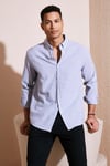 Pamuklu Regular Fit Düğmeli Yaka Erkek Gömlek CF24S116488 SAKS