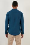 Pamuklu Regular Fit Düğmeli Yaka Erkek Gömlek CF20S111871 İNDİGO