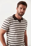 Pamuklu Regular Fit Erkek Polo T Shirt 5904022 KAHVE