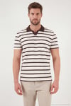 Pamuklu Regular Fit Erkek Polo T Shirt 5904022 KAHVE