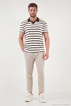Pamuklu Regular Fit Erkek Polo T Shirt 5904022 KAHVE