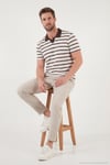 Pamuklu Regular Fit Erkek Polo T Shirt 5904022 KAHVE