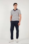 Pamuklu Regular Fit Erkek Polo T Shirt 5904022 İNDİGO